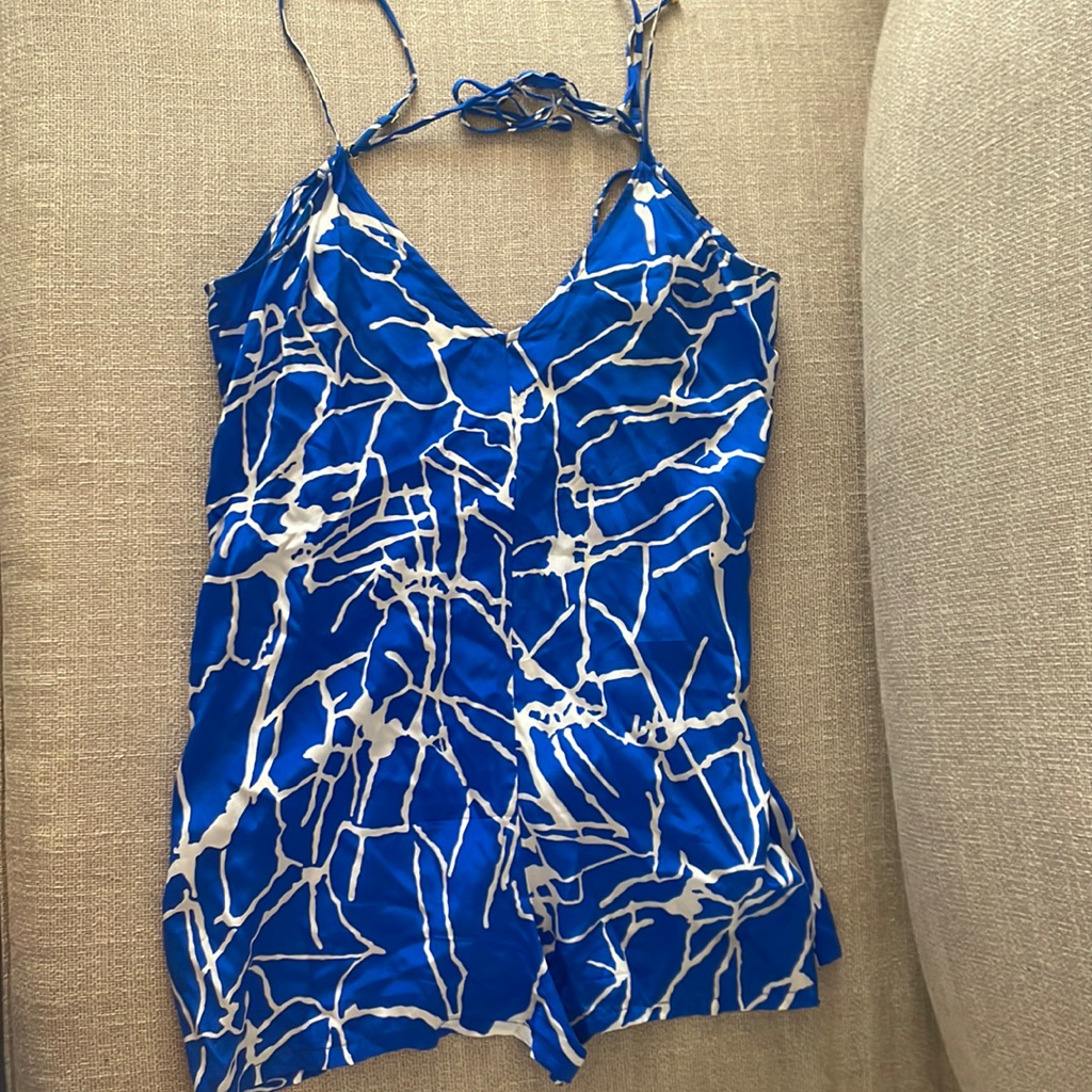 Karina Grimaldi Blue Romper